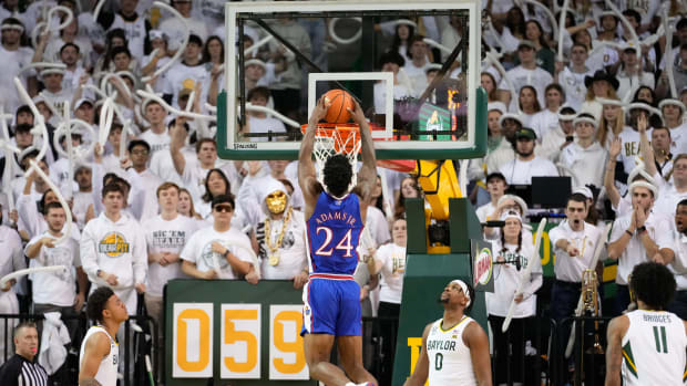 Kansas forward K.J. Adamas Jr.
